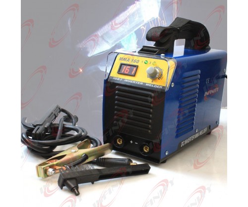 MMA 160 Amp DC INVERTER ARC WELDING WELDER MACHINE VARIABLE 30 - 160A ROD WELD